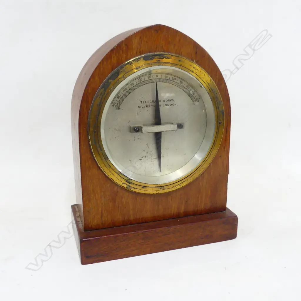 VINTAGE TELEGRAPH WORKS CATHEDRAL GALVANOMETER,H180MM Image 1++