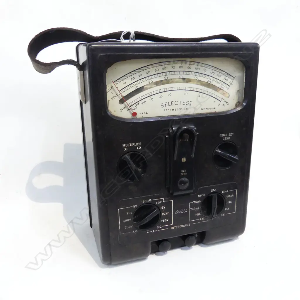 BAKELITE SELECTEST VOLTAGE METRE Image 1++