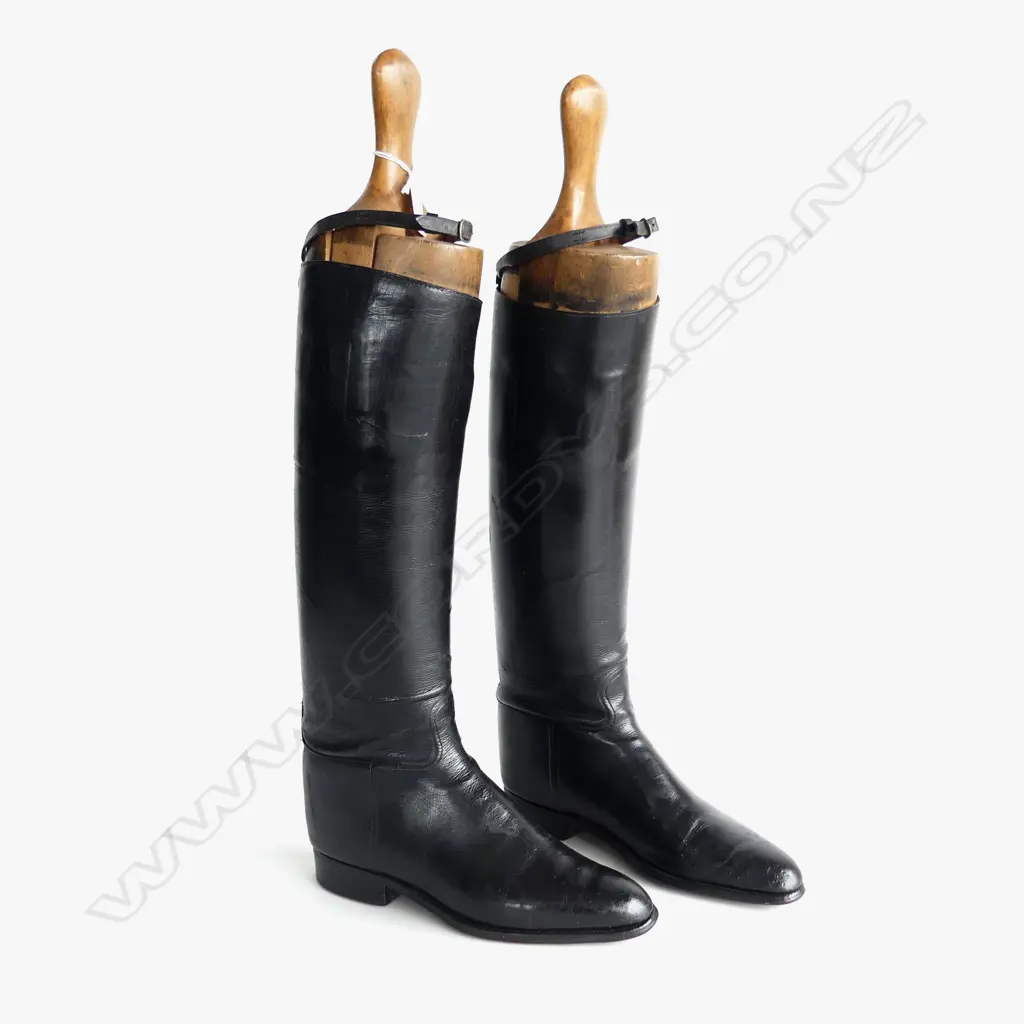 VINTAGE BOOT TREES w BOOTS L.250mm Image 1++