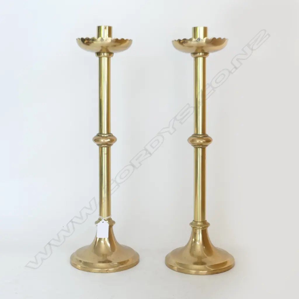 PR TALL BRASS CANDLESTICKS H.485mm Image 1++