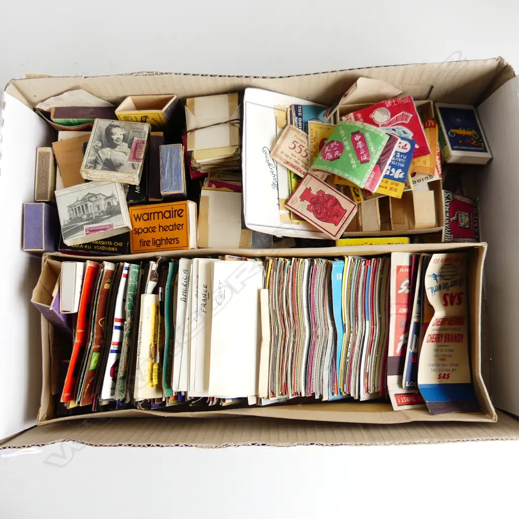 BOX: WORLD MATCH BOX COVER COLLECTION Image 1++