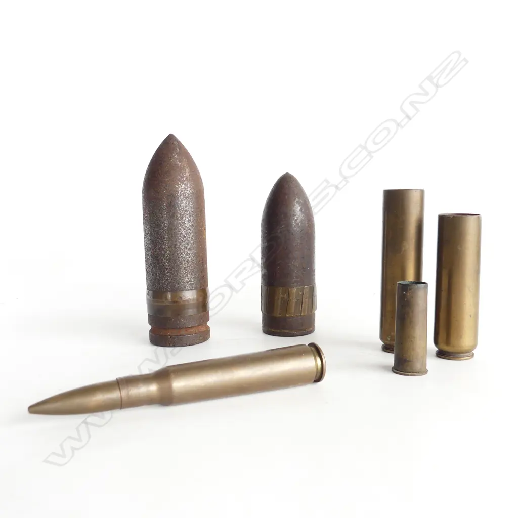 6 SHELL CASINGS AND BULLETS Image 1++