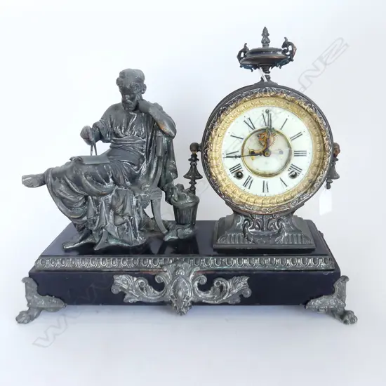 VICTORIAN FIGURAL CLOCK
