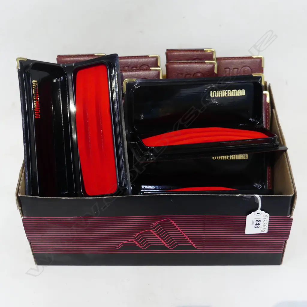 16 VINTAGE WATERMAN PEN BOXES, EMPTY AS NEW Image 1++