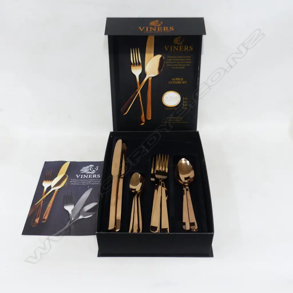 VINERS 16 PIECE CUTLERY SET - 'EXCLUSIVE ROSE' Image 1++