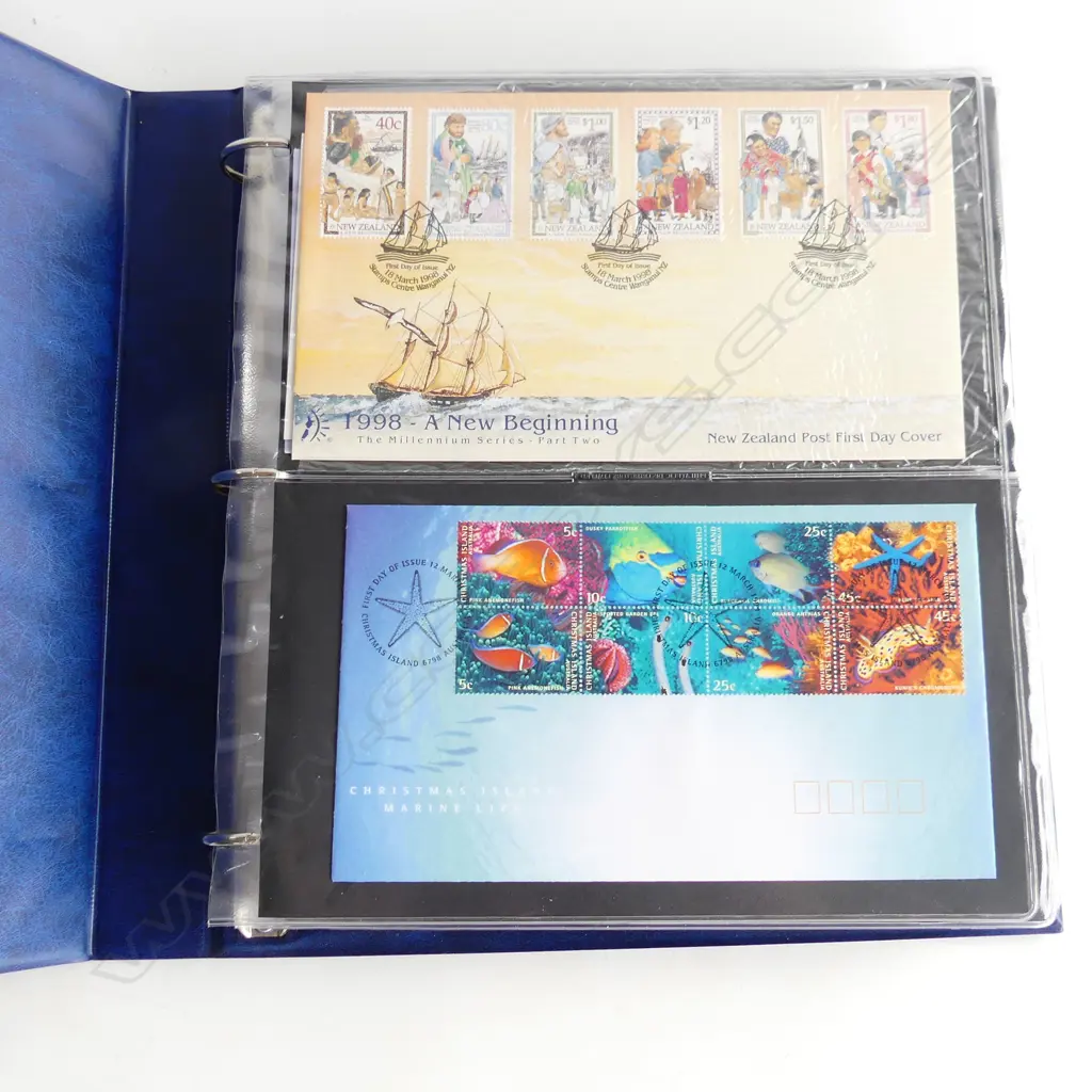 4 STAMP ALBUMS OF FIRST DAY COVERS Image 1++