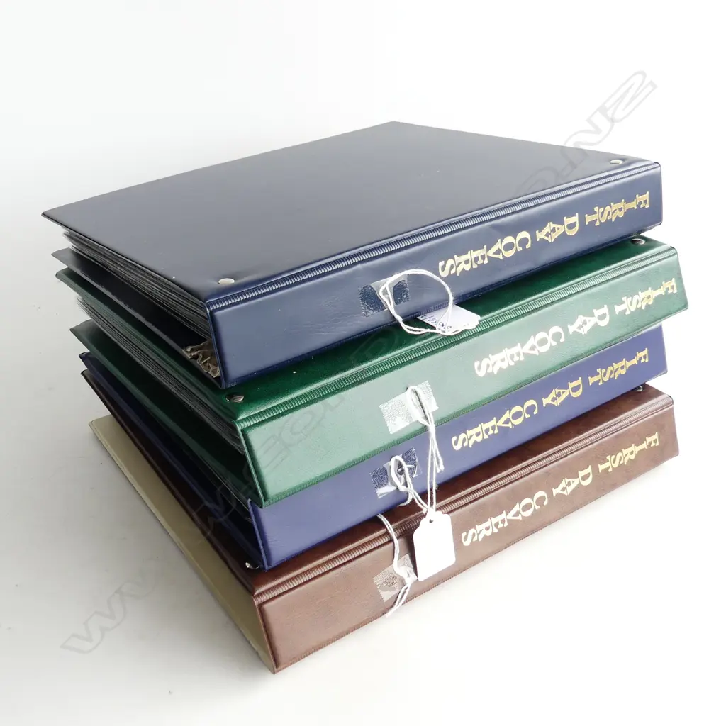 4 STAMP ALBUMS OF FIRST DAY COVERS Image 1++