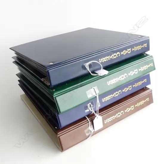 4 STAMP ALBUMS OF FIRST DAY COVERS