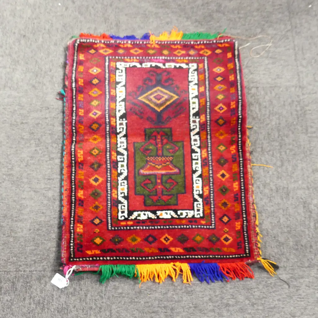156A - PERSIAN SALT BAG w FLUORO FRINGE 650 x 490mm Image 1++