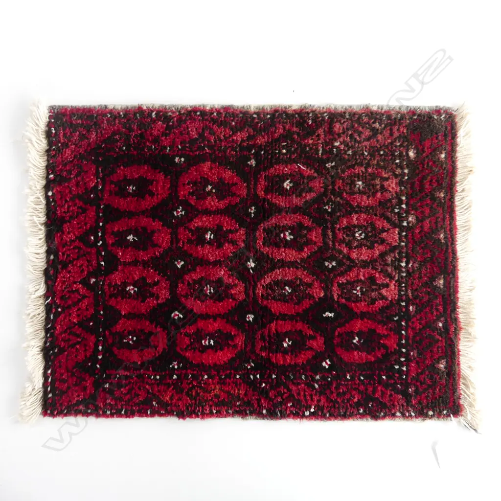 SMALL HAND KNOTTED WOOL PILE MAT 420x560mm Image 1++