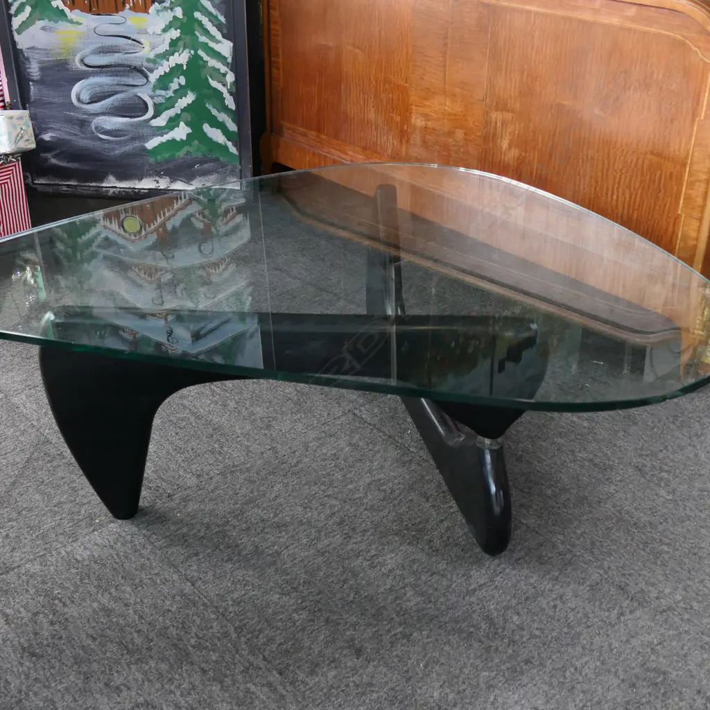 NOGUCHI STYLE COFFEE TABLE 1280x930x400mm Image 1++