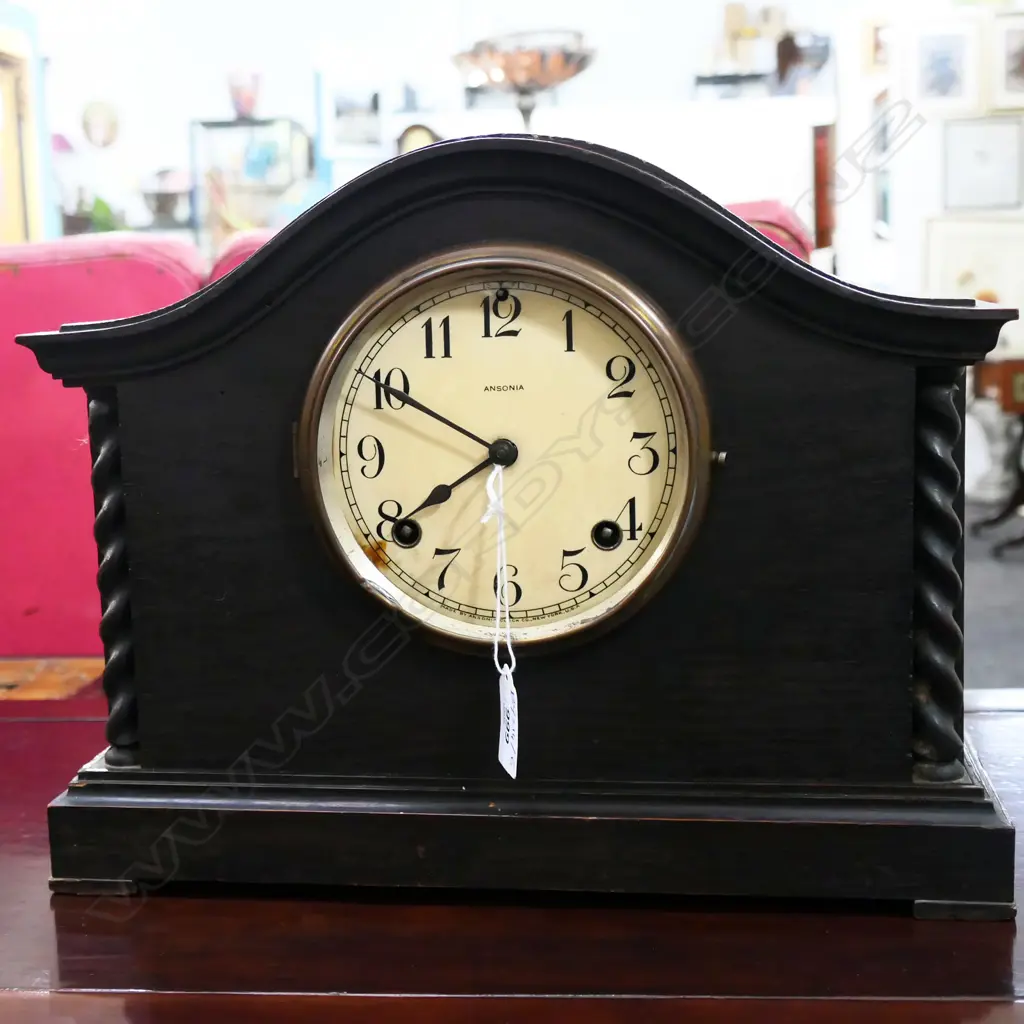 ANSONIA MANTEL CLOCK W.335mm Image 1++