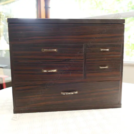 OLD JAPANESE SEWING BOX AF