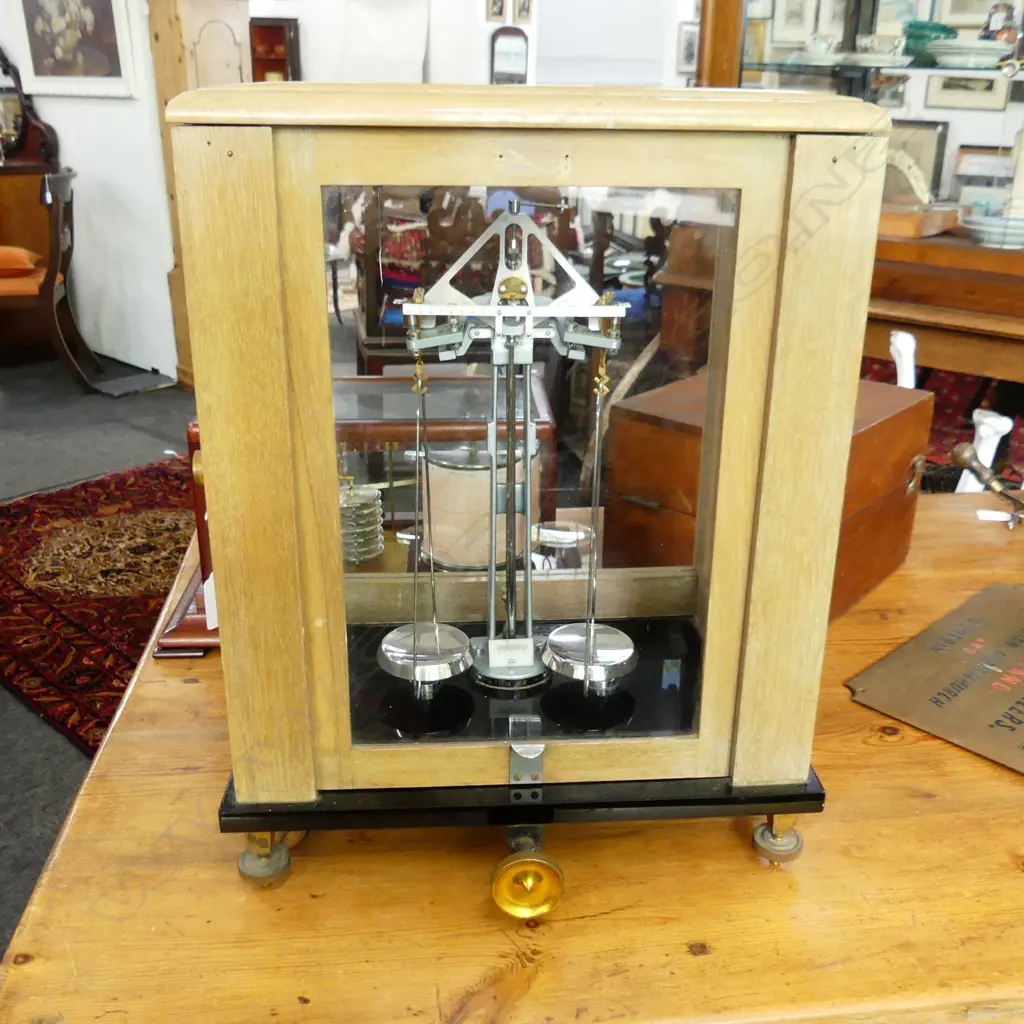 CASED LABORATORY SCALES 345x250x445mm Image 1++