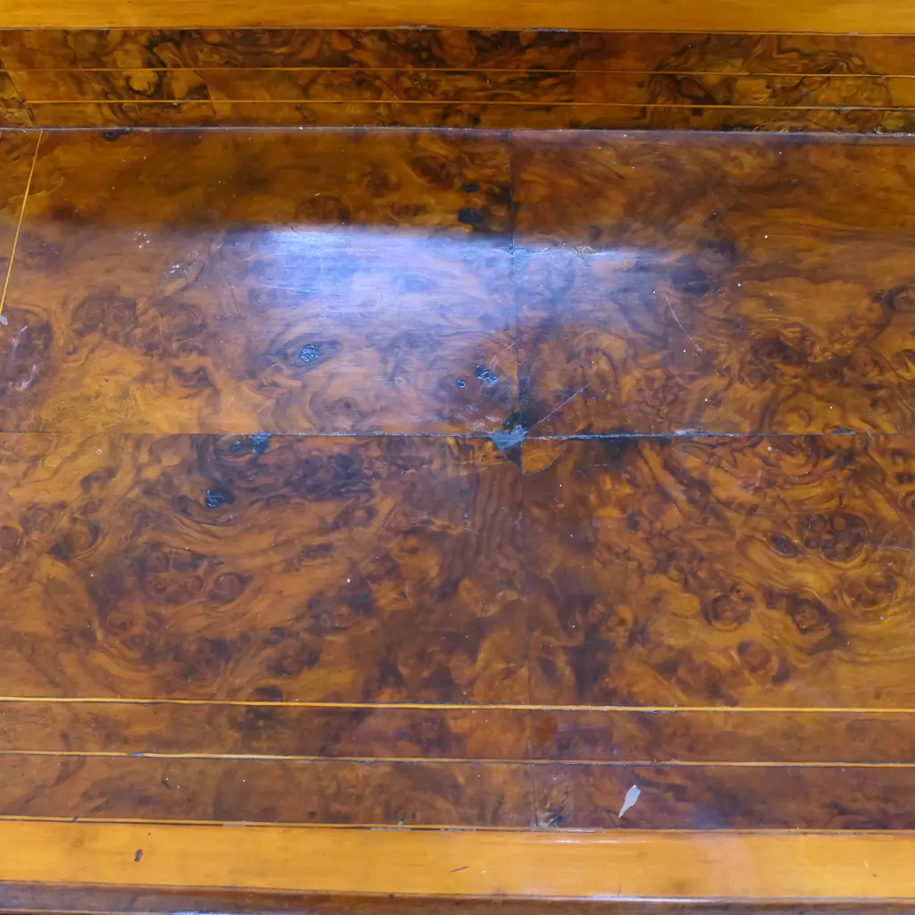 VICTORIAN GLAZED CABINET - NO BACK 610x355x815mm Image 1++