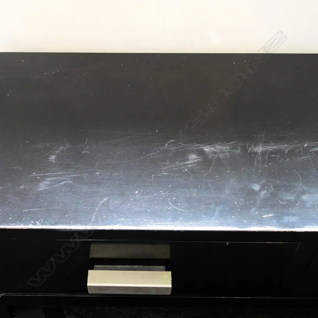 BLACK PAINTED CABINET 755x300x510mm Image 1++