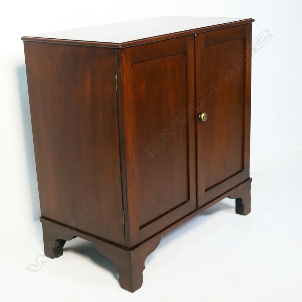 TIDY 19thC MAHOGANY CABINET 850x485x890mm Image 1++