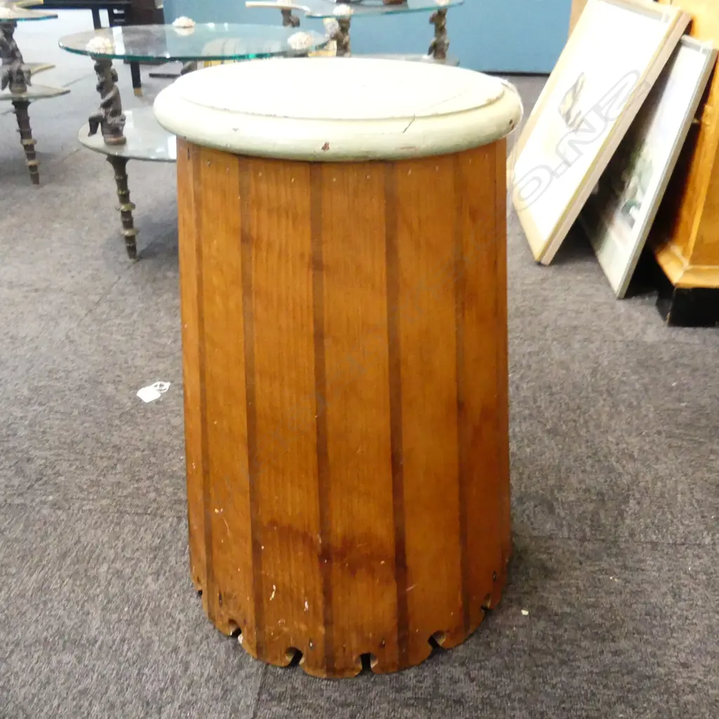 RETRO WOODEN STOOL, H530MM Image 1++
