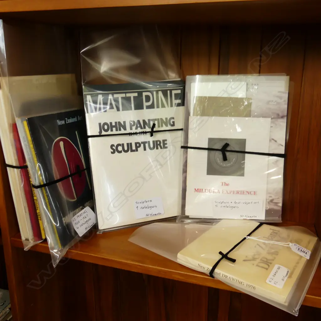 5 FOLOIS ASST. NZ ART PUBLICATIONS / CATALOGUES... Image 1++