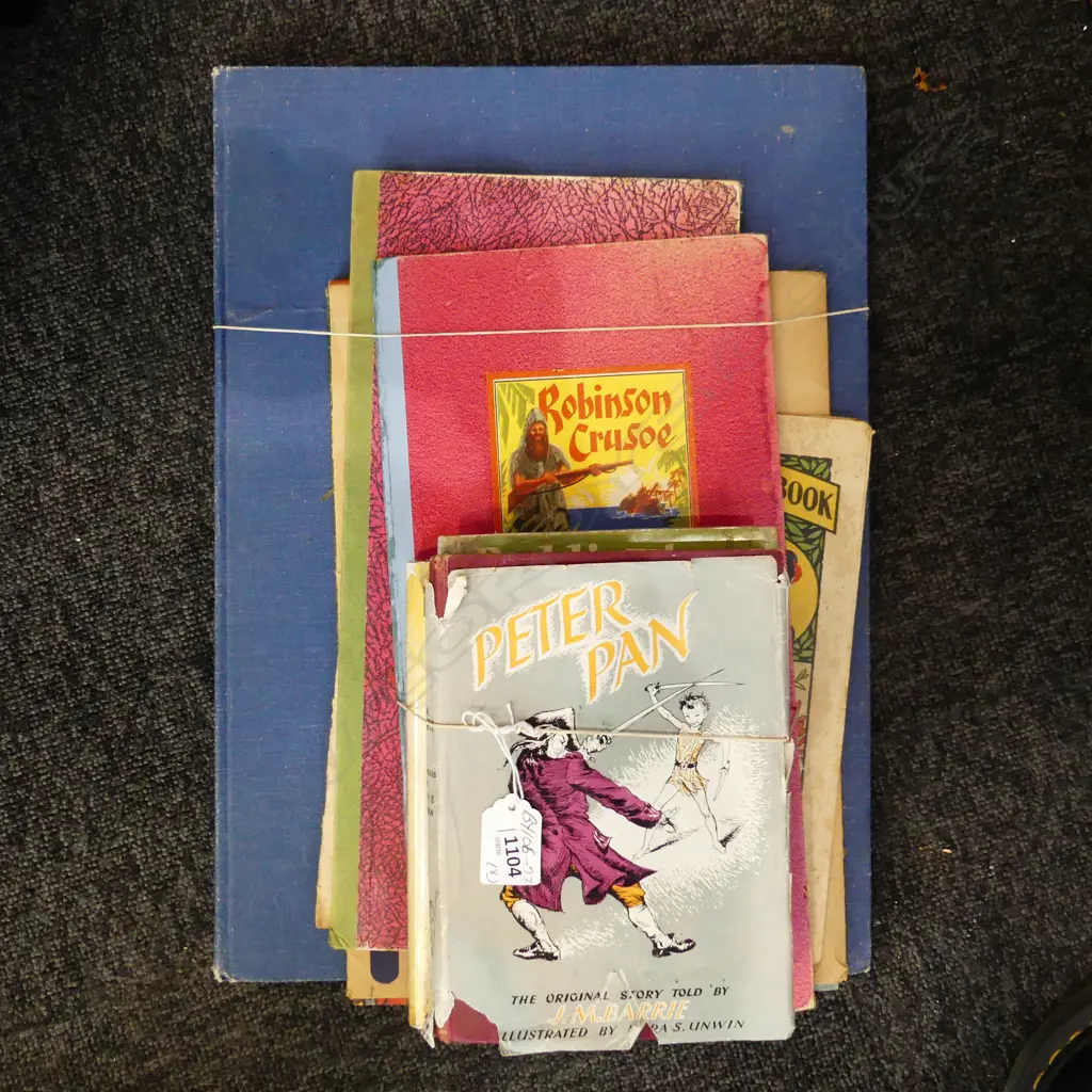 ASST VINTAGE PETER PAN & PADDINGTON BEAR BOOKS + PAMPHLETS BOARD GAMES ETC Image 1++