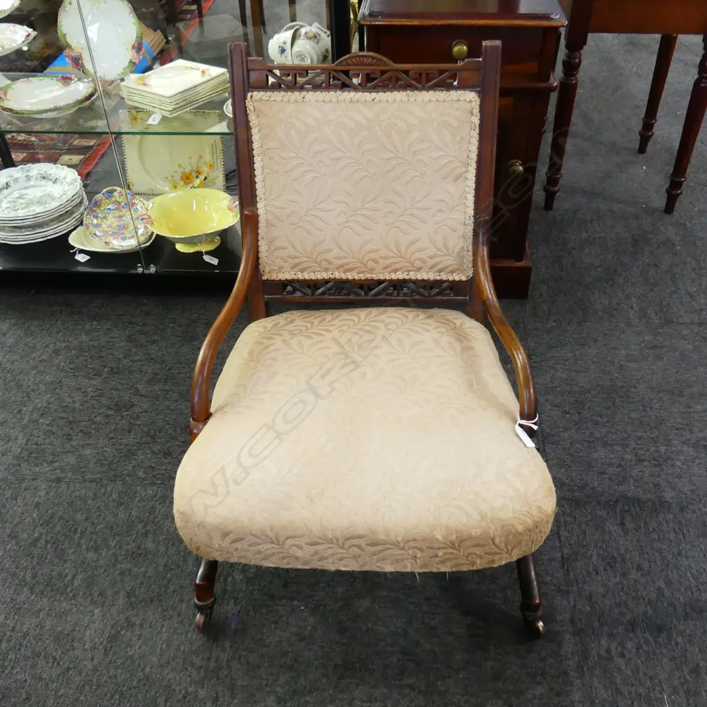 EDWARDIAN SLIPPER CHAIR Image 1++
