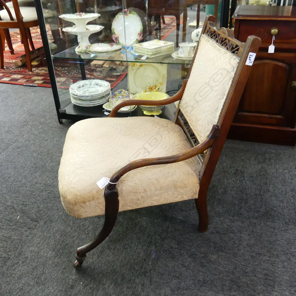 EDWARDIAN SLIPPER CHAIR Image 1++