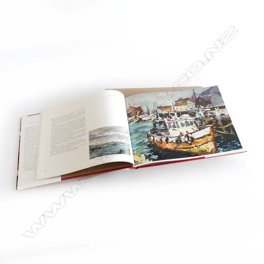 BOOK; DOUGLAS BADCOCK 'MY KIND OF PAINTING' WHITCOULLS 1978, BOXED 265x355mm Image 1++