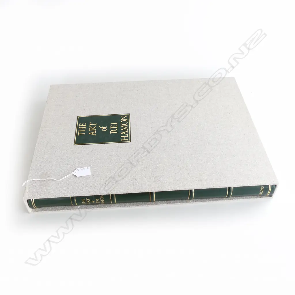 LG CASED BOOK; THE ART OF REI HAMON - COLLINS 1980 ED. OF 600 530x400mm Image 1++