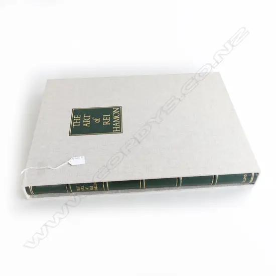 LG CASED BOOK; THE ART OF REI HAMON - COLLINS 1980 ED. OF 600 530x400mm