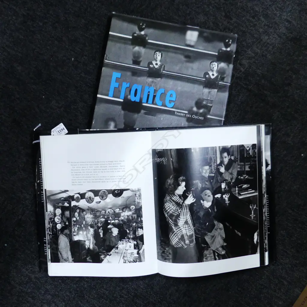 2 FRENCH PHOTOGRAPHY COFFEE TABLE BOOKS; DOISNEAU PARIS, THIERRY DES OUCHES Image 1++