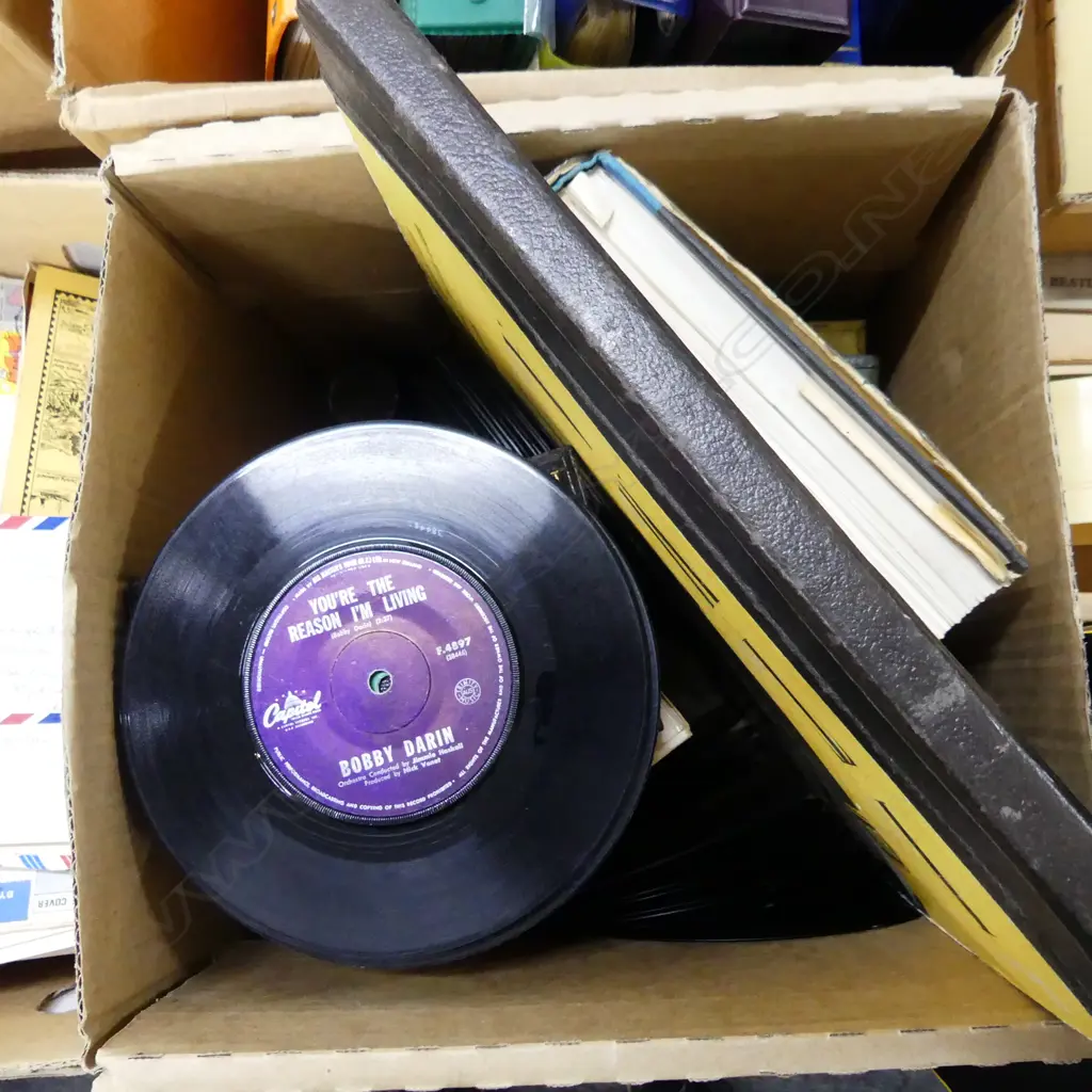 BOX LOT RECORDS, SILVER BOOK ETC Image 1++