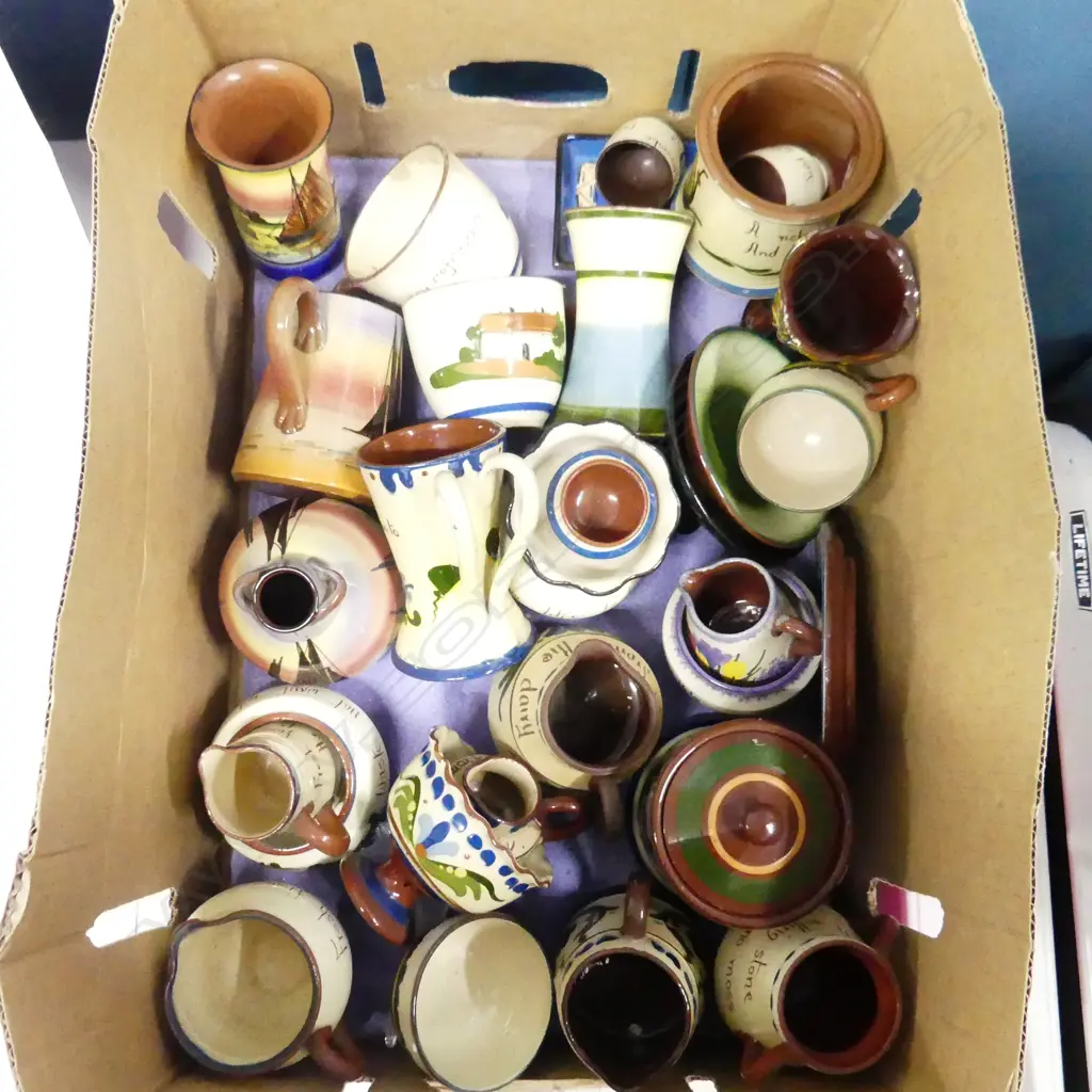 BOX LOT ASST. TORQUAY WARE Image 1++