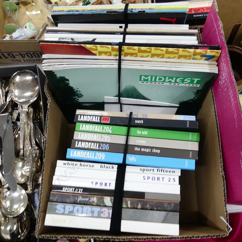 BOX ASST. ART & LITERATURE JOURNALS... Image 1++