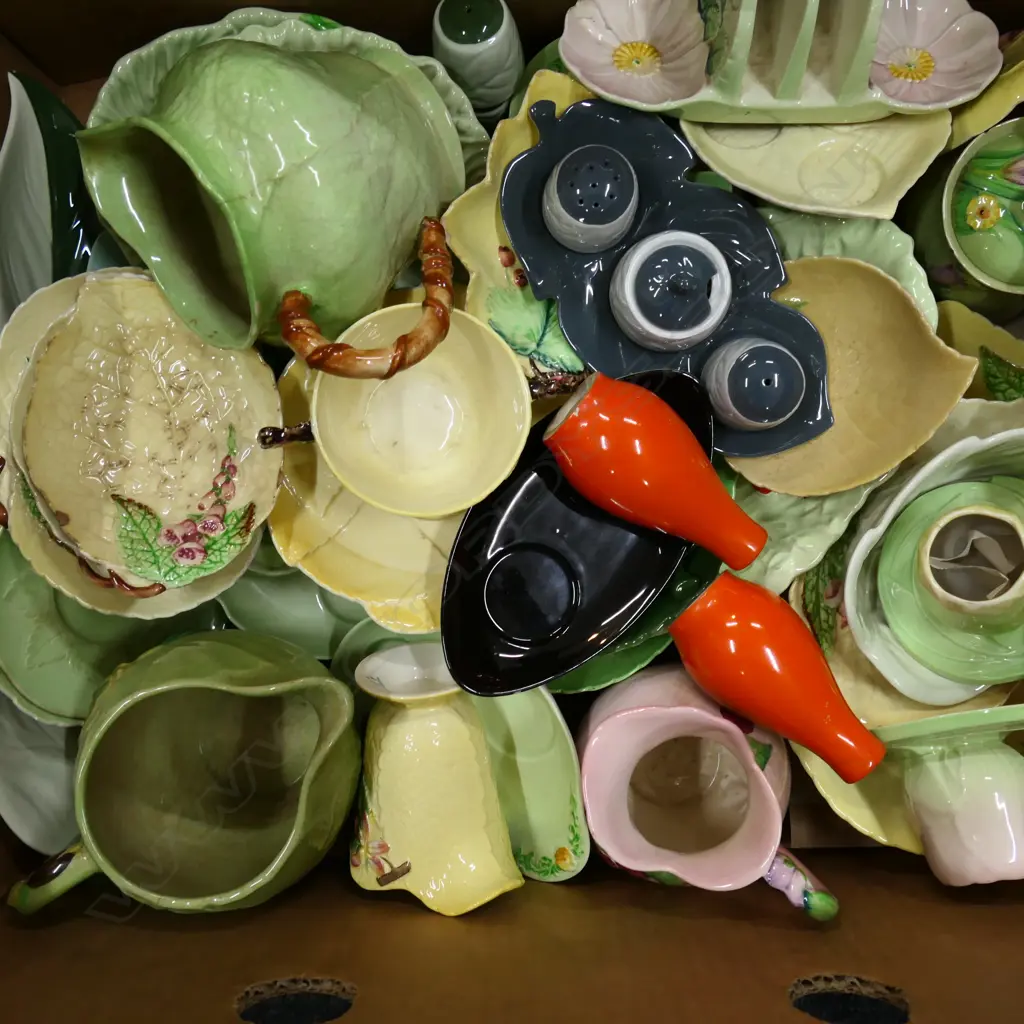 BOX LOT CARLTON WARE CHINA Image 1++