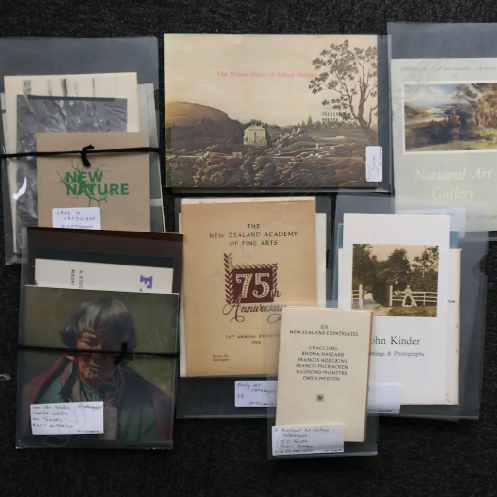 ASST. HISTORICAL NZ ART PUBLICATIONS / CATALOGUES... Image 1++