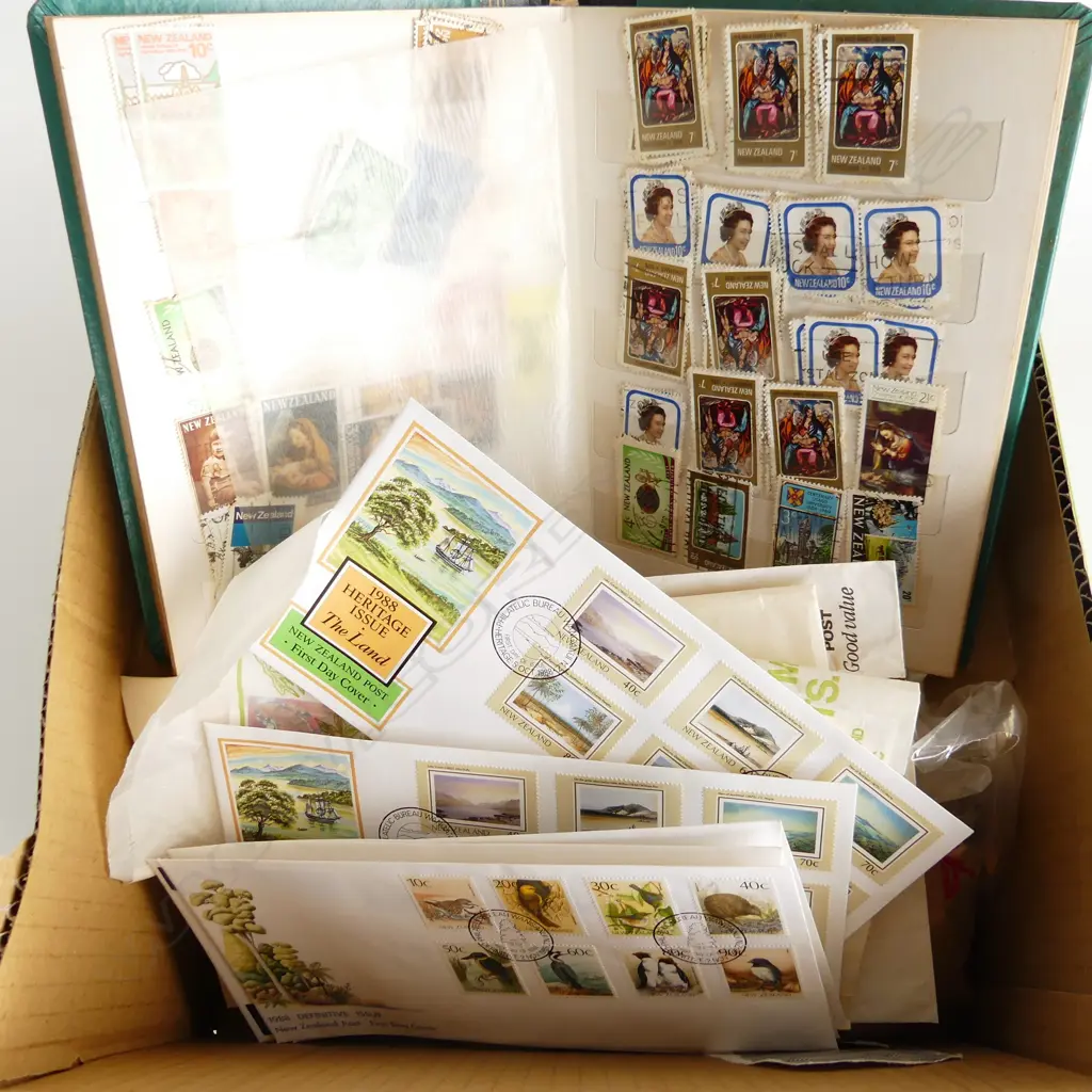 BOX LOT STAMP COLLECTION Image 1++