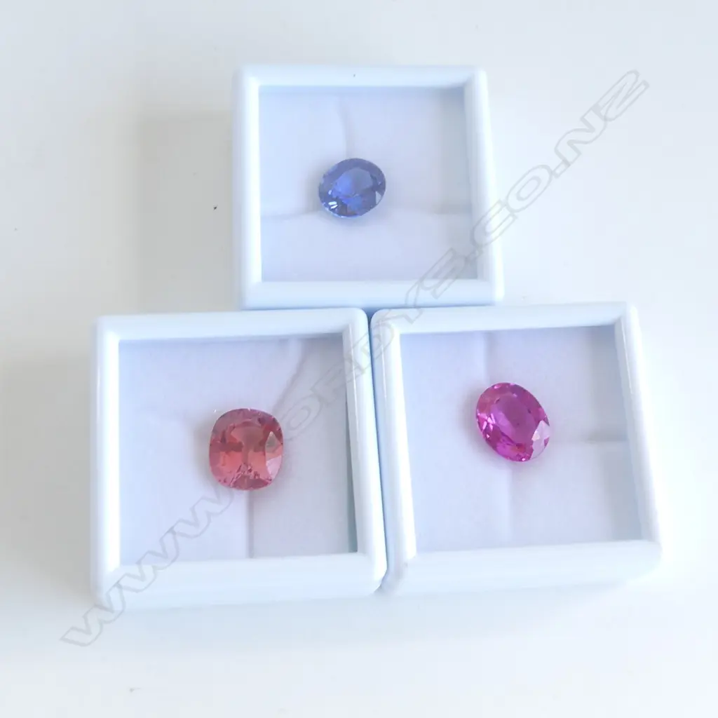 Most likely synthetic Sapphires Image 1++