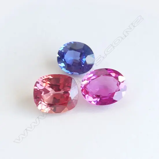 Most likely synthetic Sapphires