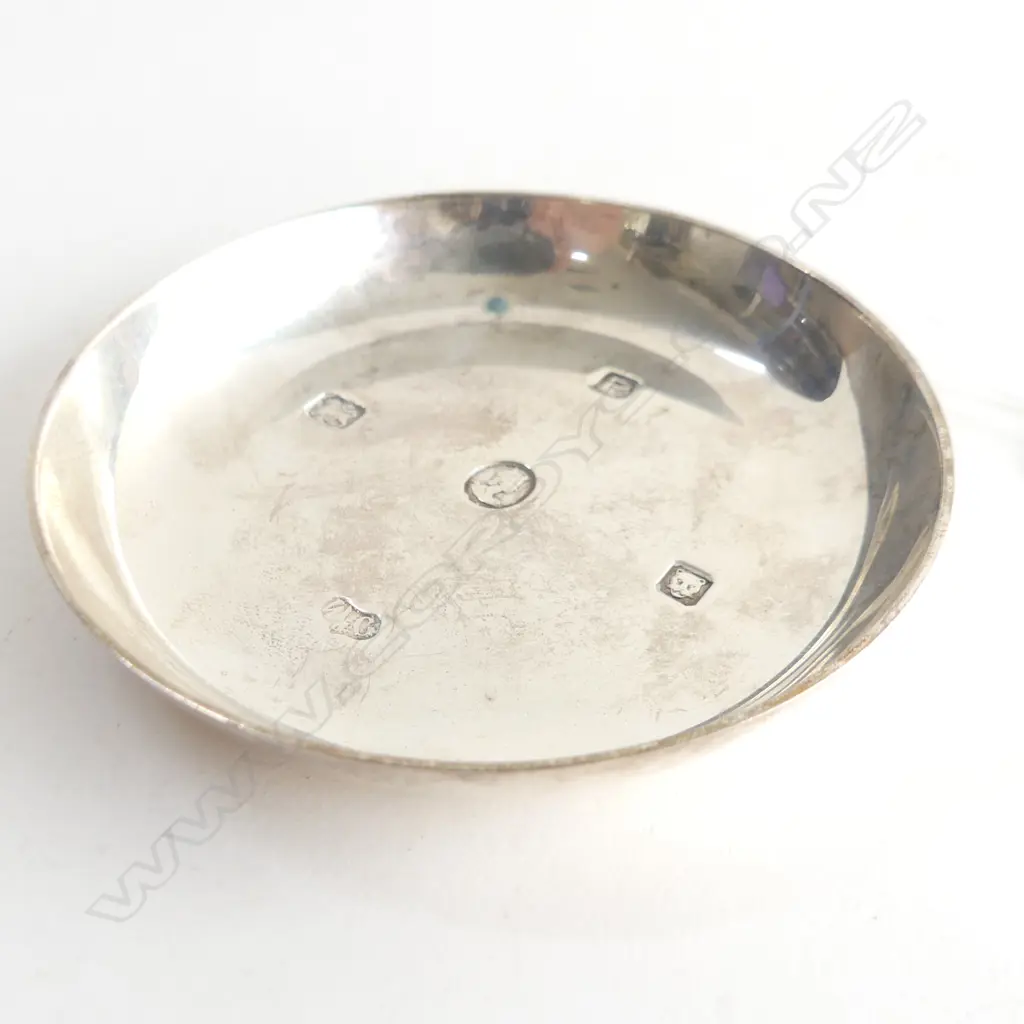 STG SILVER PIN DISH LONDON 1952 WILSON & GIL 71 GRAMS Image 1++