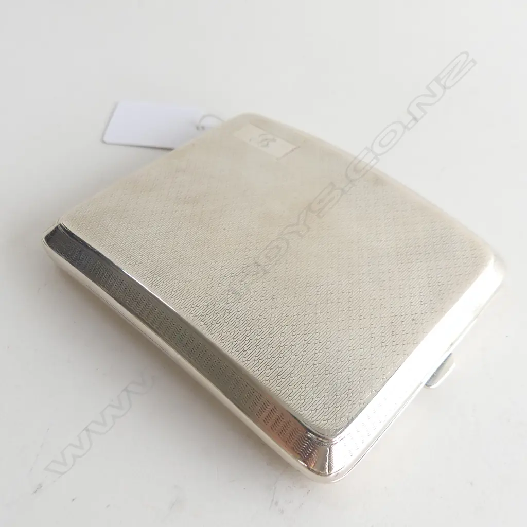 STG SILVER CIGARETTE CASE 'B' TANDY & SONS B'HAM 1927 129 GRAMS Image 1++