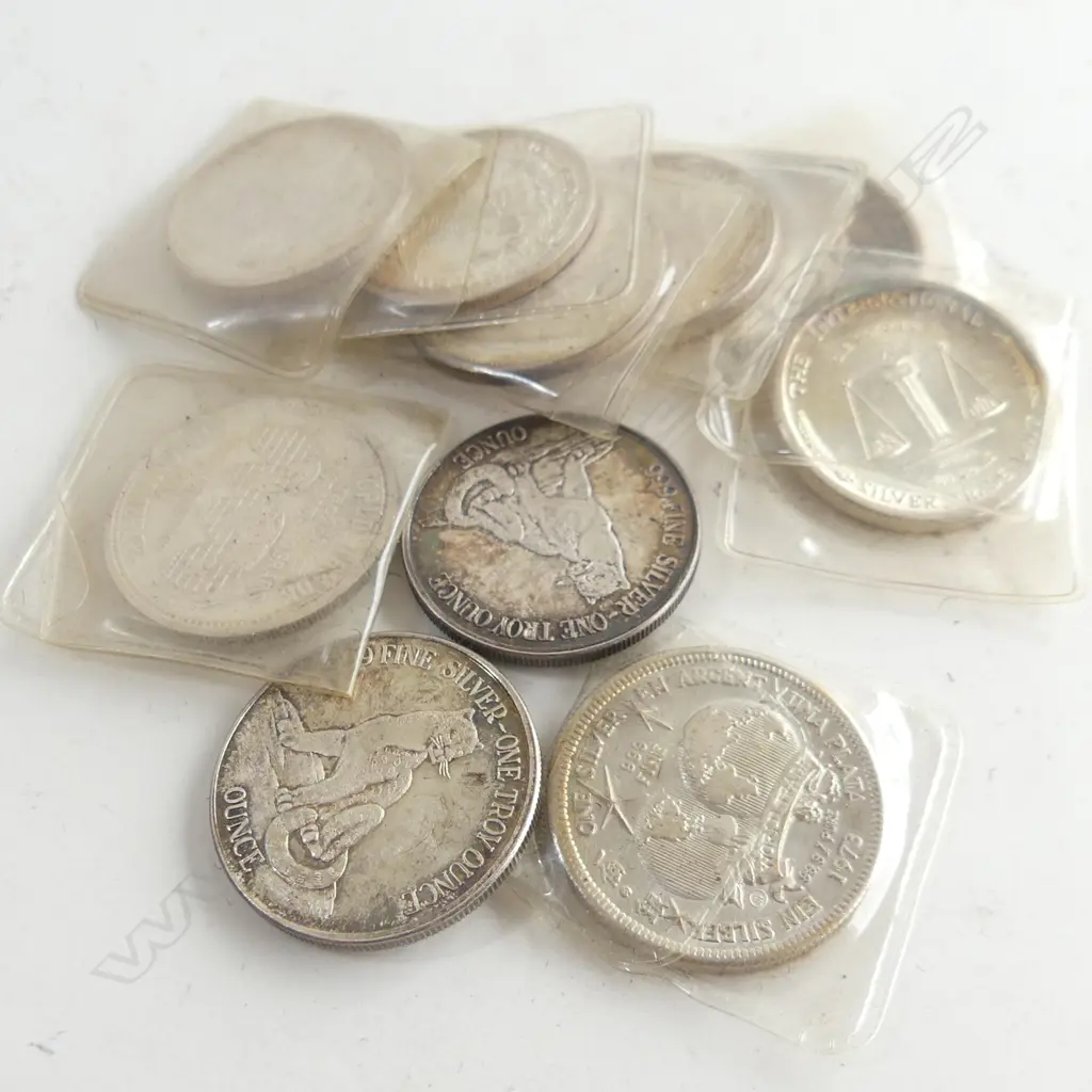 10 TROY OUNCE PURE SILVER TOKENS Image 1++