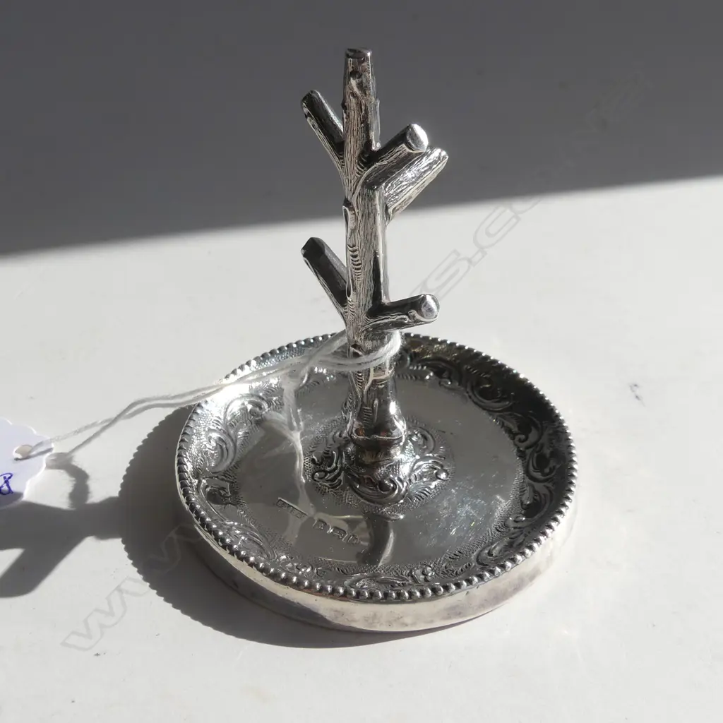 STG SILVER RING TREE B'HAM 1908 44 GRAMS Image 1++
