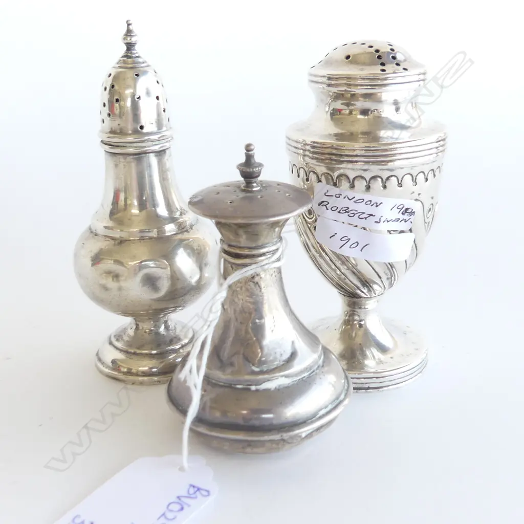 3 STG SILVER CONDIMENTS 110 GRAMS A/F Image 1++
