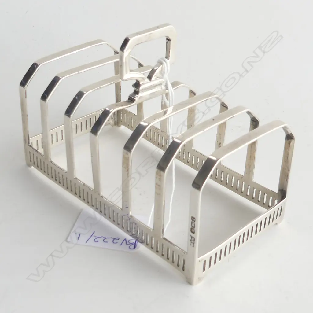 STG SILVER TOAST RACK MAPPIN & WEBB SHEFFIELD 1928 104 GRAMS Image 1++