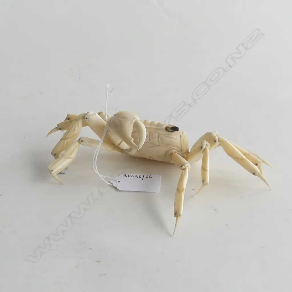 JAPANESE IVORY CRAB GLUE REPAIRS 160MM WIDTH Image 1++