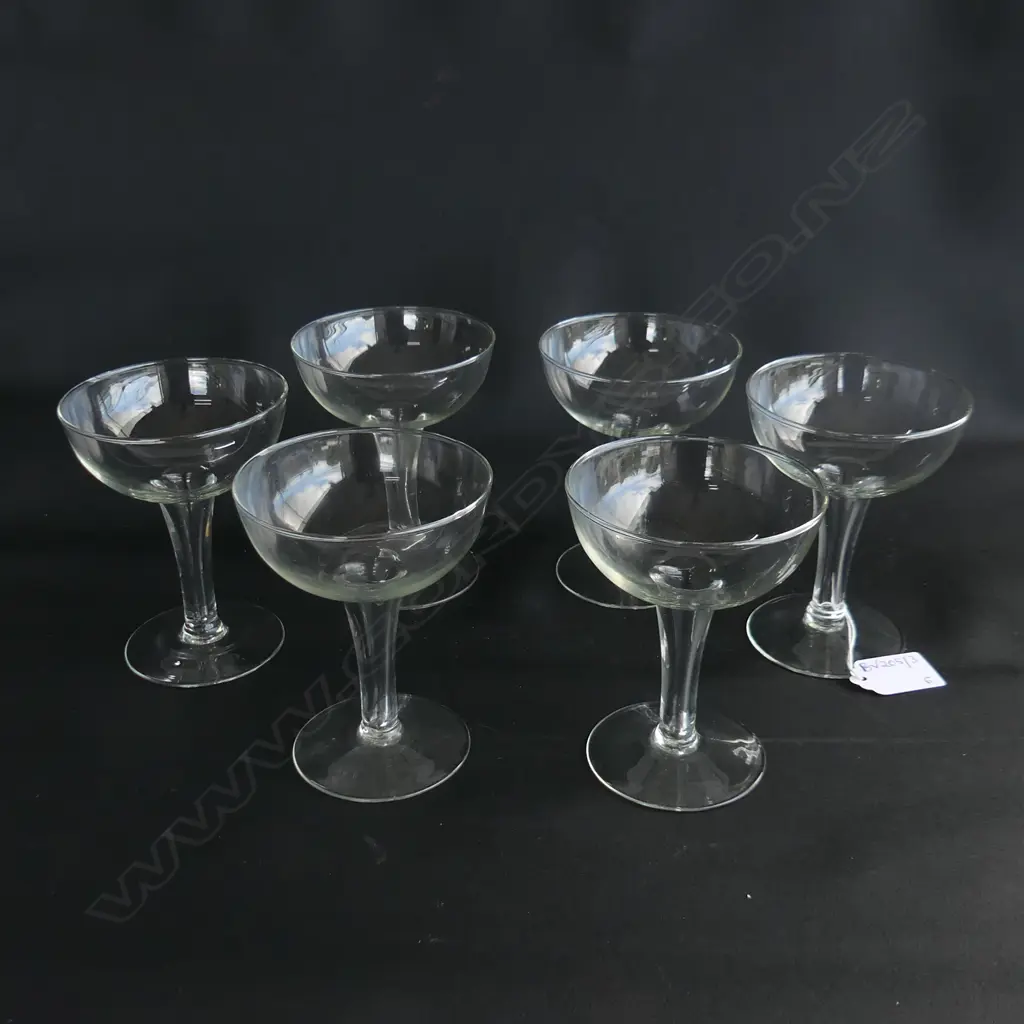 SET OF 6 HOLLOW STEM GLASSES H.115mm Image 1++