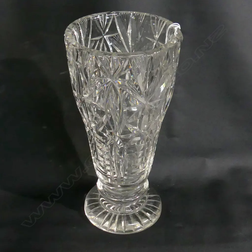 LARGE CRYSTAL VASE H.295mm Image 1++