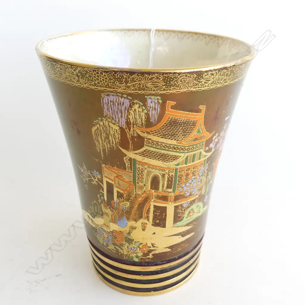 CARLTON WARE ROUGE ROYAL VASE H.180mm Image 1++