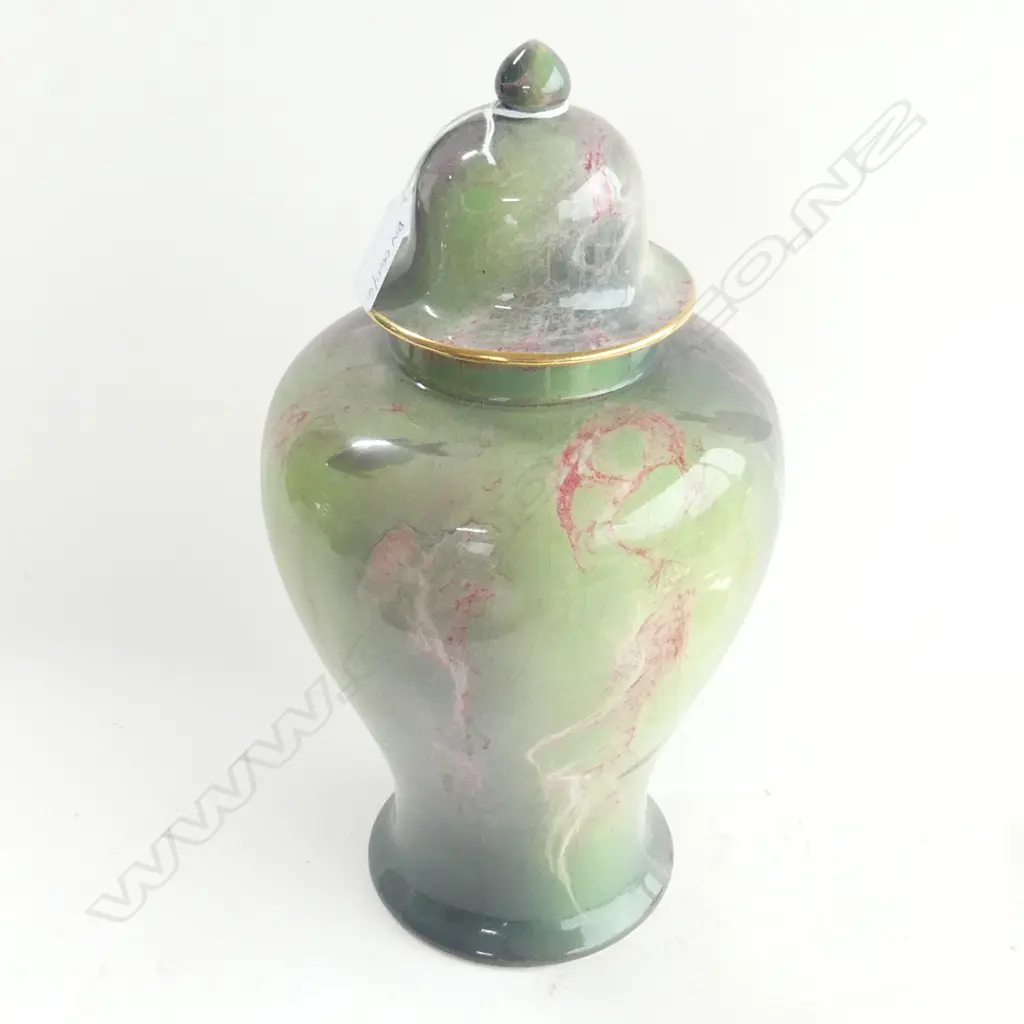 WILKINSONS ROYAL STAFFORDSHIRE POTTERY ORIFLAMME GINGER JAR professional restoration Image 1++