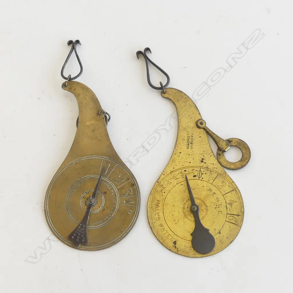 2 VICT BRASS LETTER SCALES 100MM Image 1++